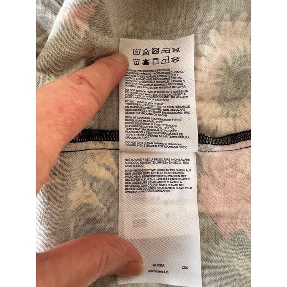 NWT Joe Brown's Women's Dress Black Floral Sz 2 Pencil Off Shoulder Collared - Picture 7 of 9